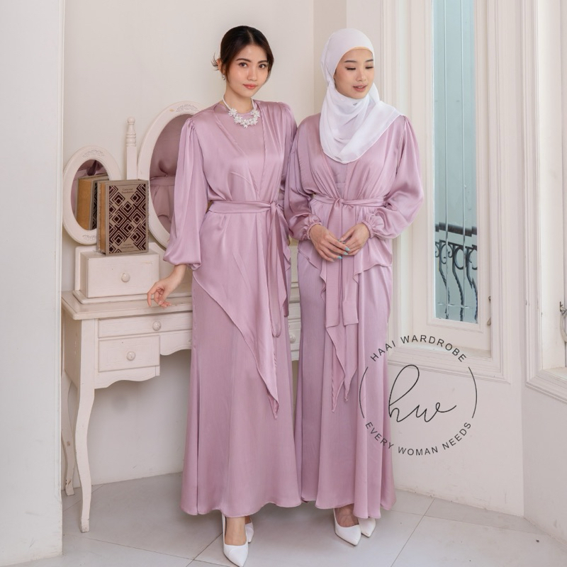Jual HW - Arumi Set Dress - Raya Collection 2002 - Dress Baju Set ...