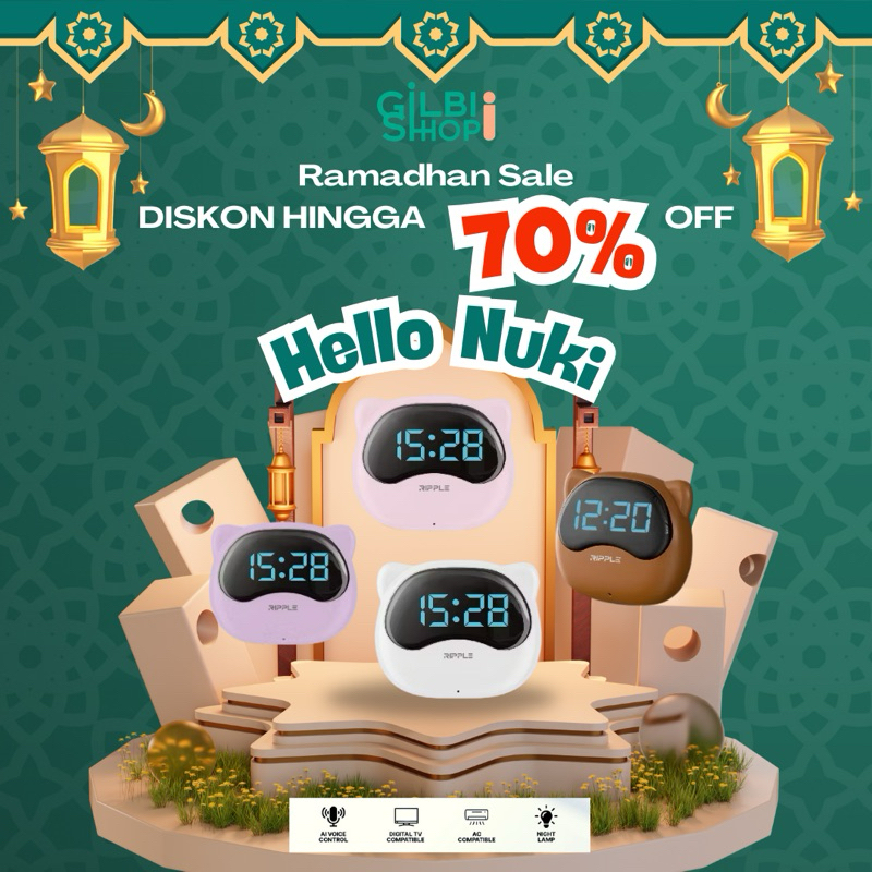 Jual Ripple HELLO NUKI Smart AI AC Remote TV AC Alarm Smart air ...