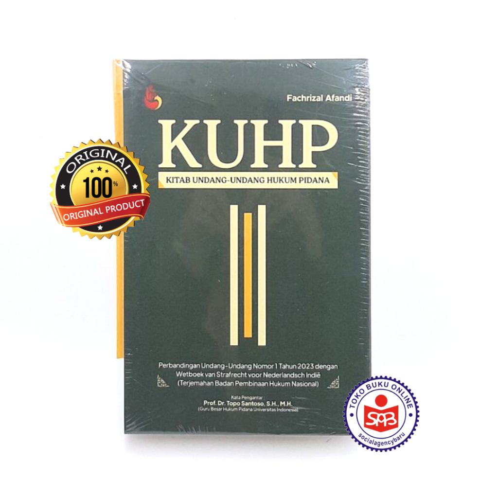 Jual KUHP Kitab Undang Undang Hukum Pidana - Perbandingan Undang Undang ...