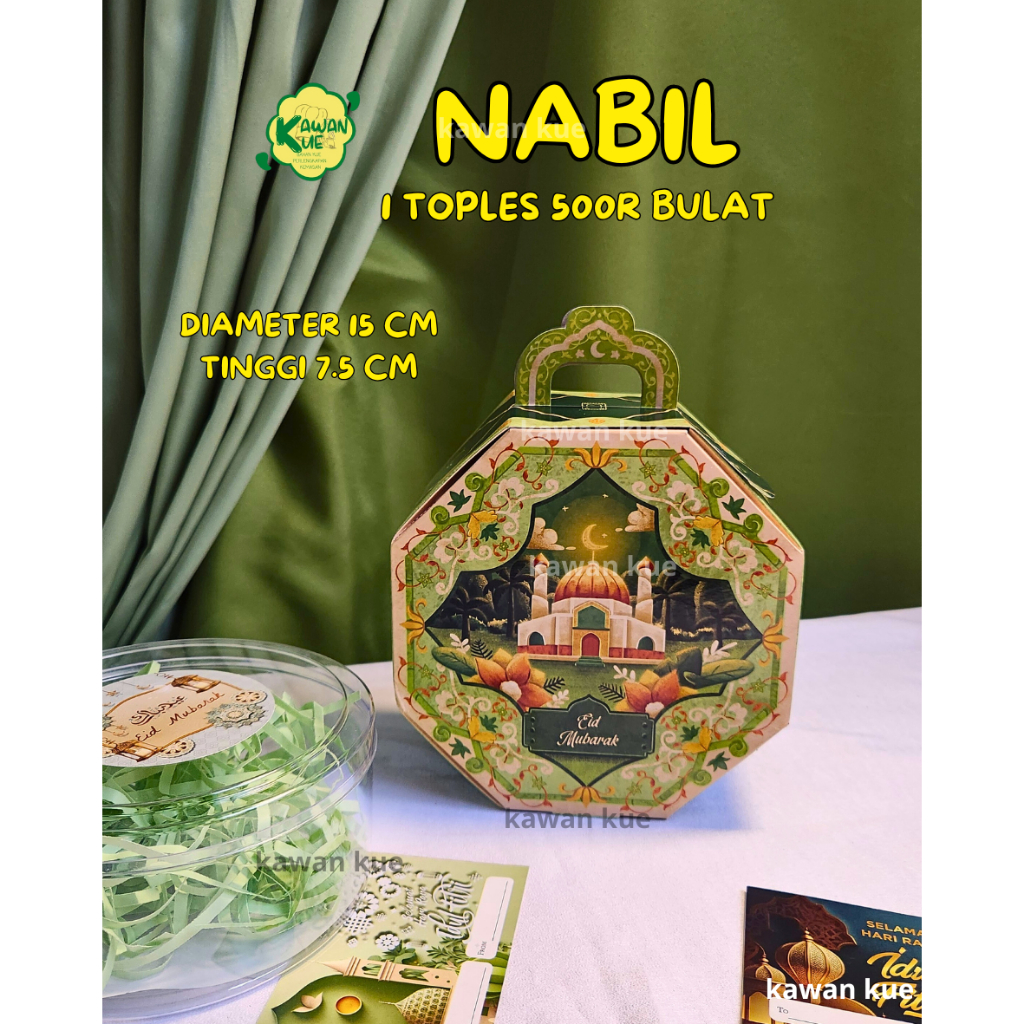 Jual RAYA NABIL 1 TOPLES BULAT 500GR - TIDAK TERMASUK TOPLES - BOX ...