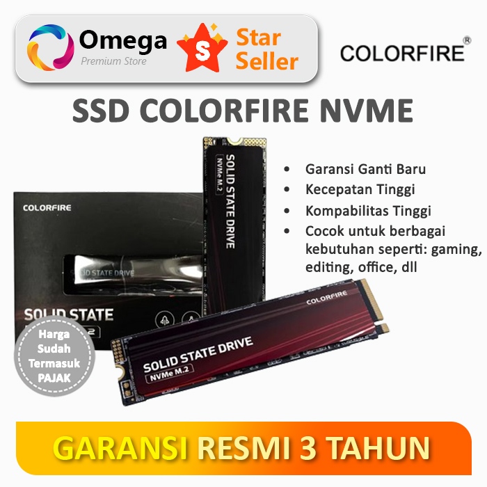 Jual Colorfire SSD NVME M.2 128GB 256GB 512GB 1TB 2TB | Shopee Indonesia