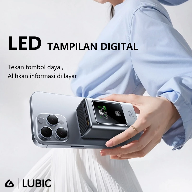 LUBIC Powerbank 10.000mAH Mini 35W Fast charging Dual output