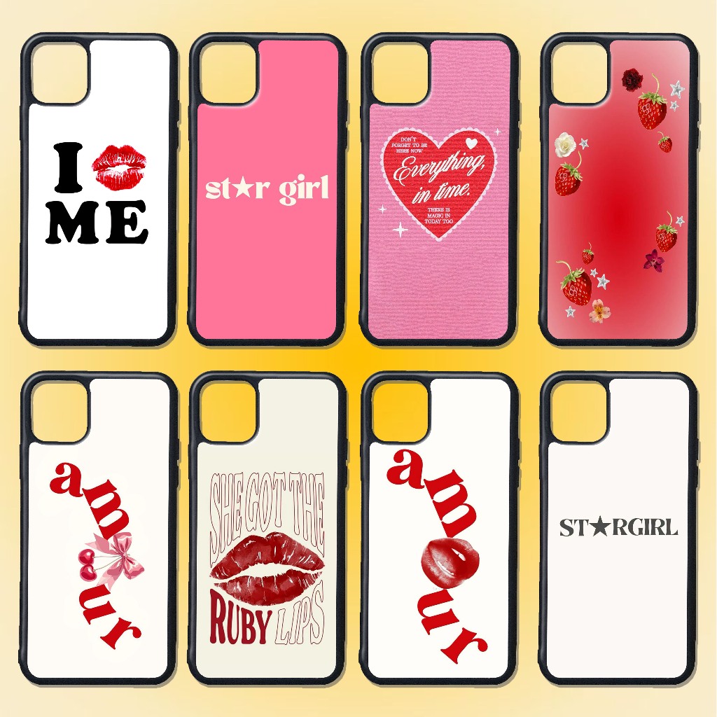 Jual CASE CUSTOM RUBBER IPHONE CASING ALL TYPE TEMA CUTE QUOTES TUMBLER ...