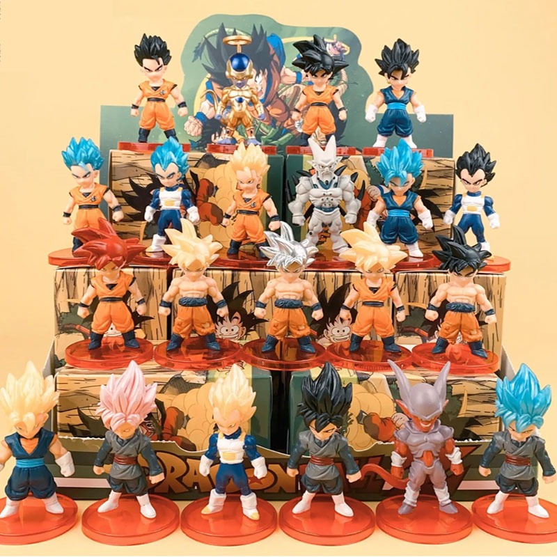 Jual 【21Pcs/Set】Action Figure Dragon Ball Z 21 gaya Goku Manjin Buu ...