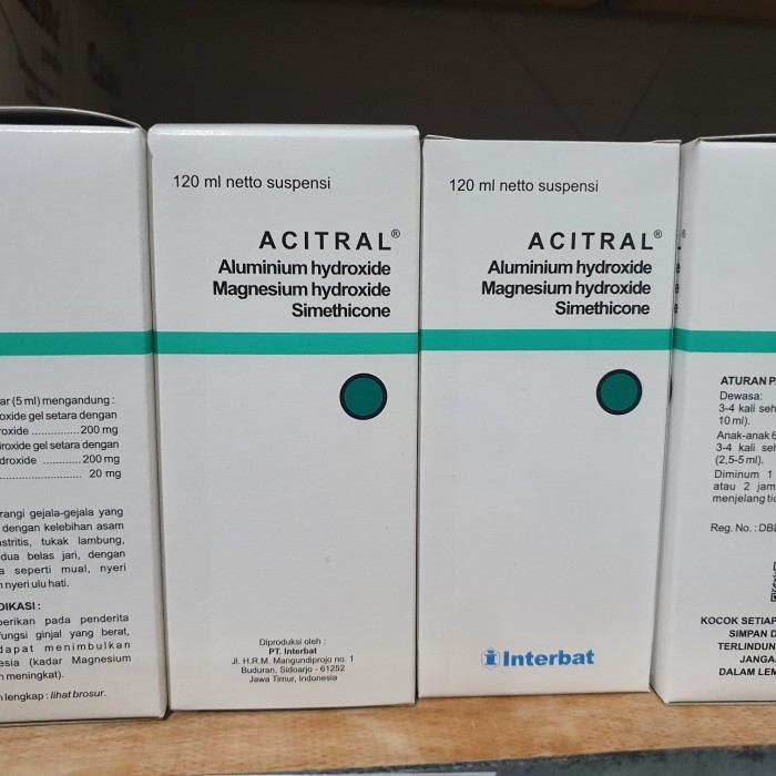 Jual Acitral Suspensi 𝐒𝐢𝐫𝐮𝐩 𝟏𝟐𝟎𝐌𝐋 - Meredakan Maag, Asam Lambung dan ...