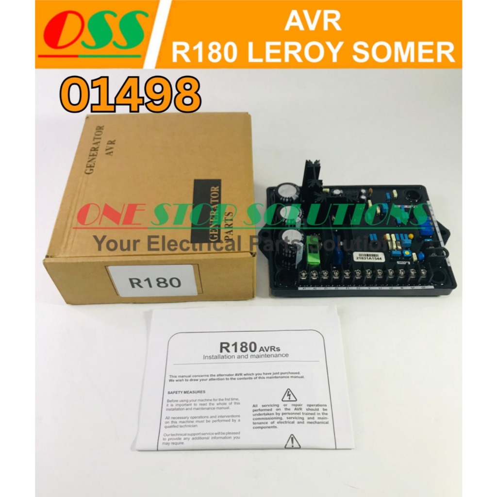 Jual AVR GENERATOR R180 / AVR GENSET R 180 LEROY SOMER OEM REPLACEMENT ...