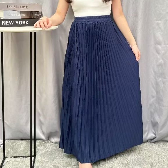 Jual AURORA & CO | Rok Plisket Panjang | Rok Plisket Wanita Dewasa