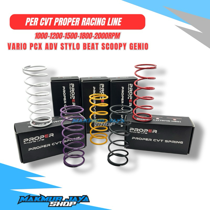 Jual PER CVT PROPER RACING VARIO PCX ADV BEAT SCOOPY GENIO 1000 1200 ...