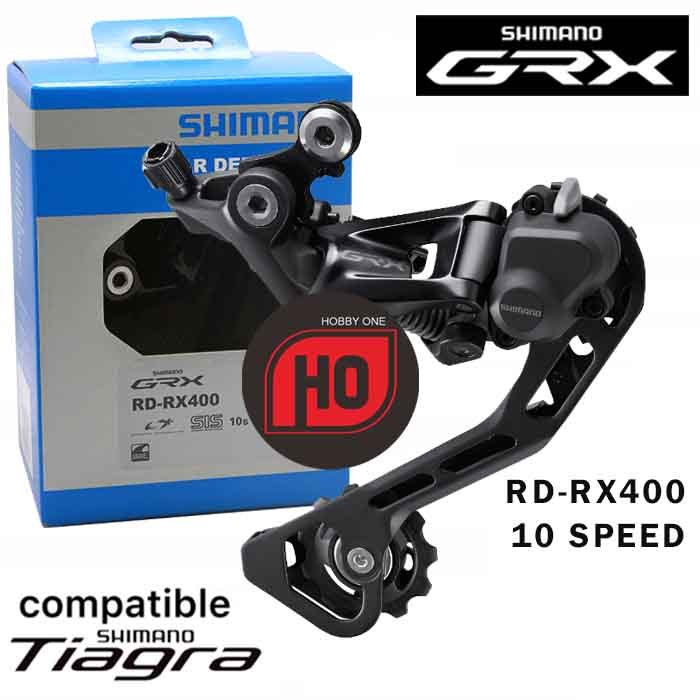 Shimano GRX RX400 10-Speed Rear Derailleur - Shadow+ For Gravel Bikes