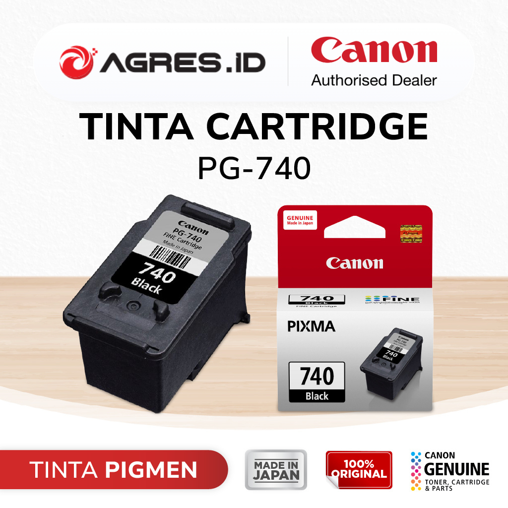 Jual Canon Tinta 740 Pigment Black PG-740 - Canon MG3670 MX397 ...