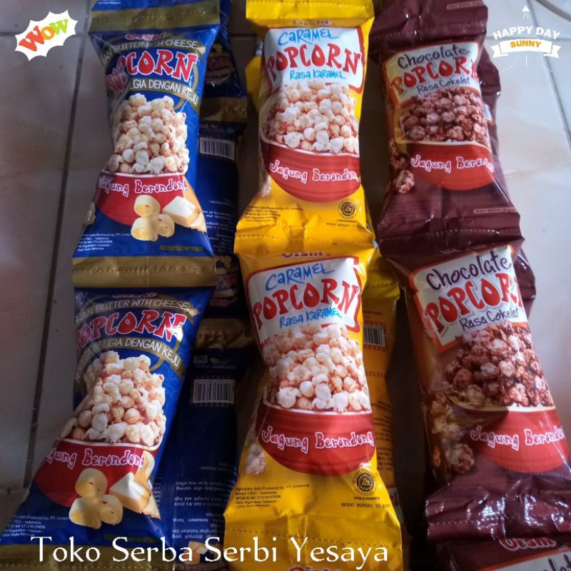 Jual Oishi Popcorn Jagung Berondong Rasa Karamel Coklat & Mentega Keju ...
