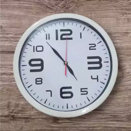 Jam Dinding 21cm kayu tua