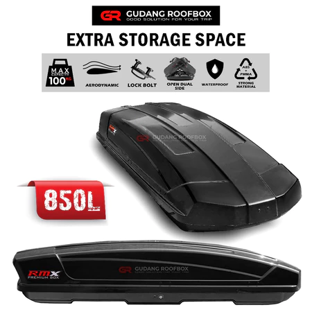 Roof Box RMX 850L ABS+PMMA Anti Pecah