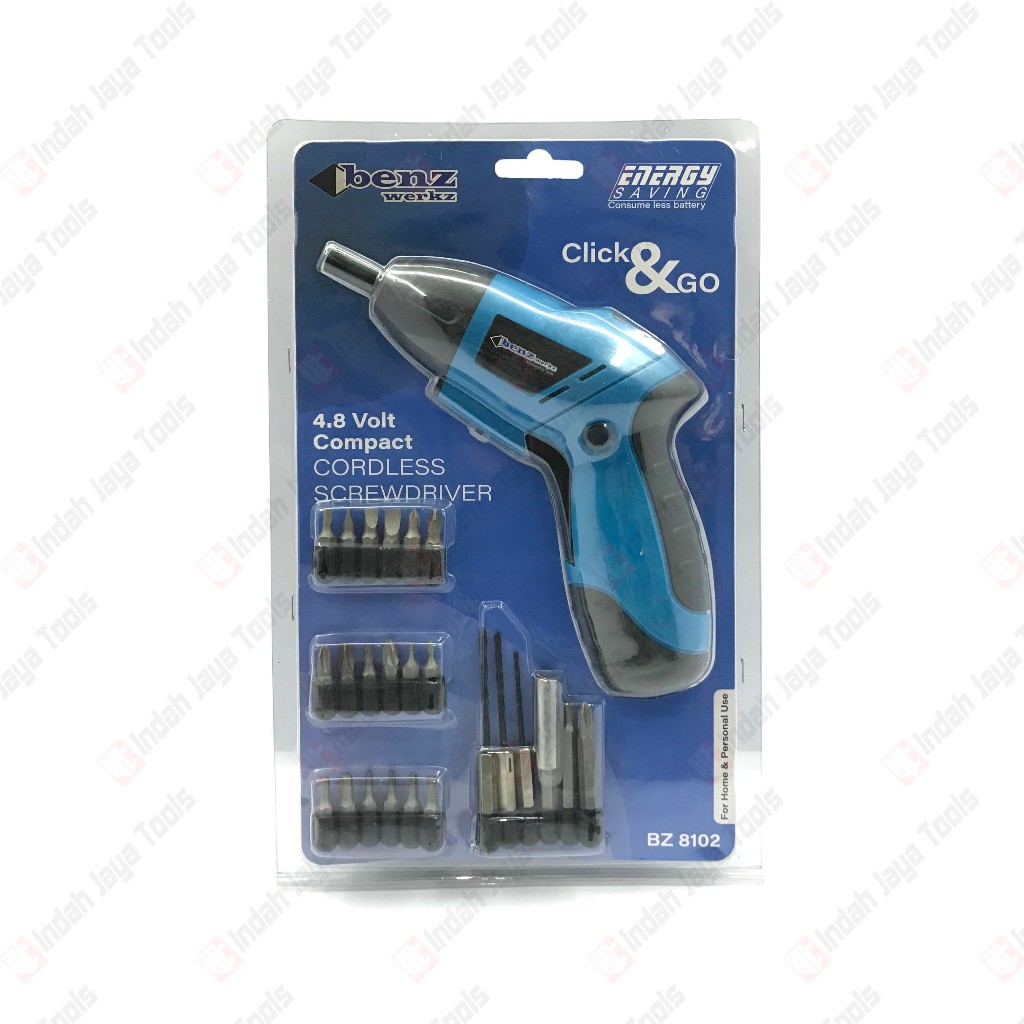 Jual BENZ BZ-8102 Cordless Screwdriver 4.8 Volt - Mesin Bor Obeng ...