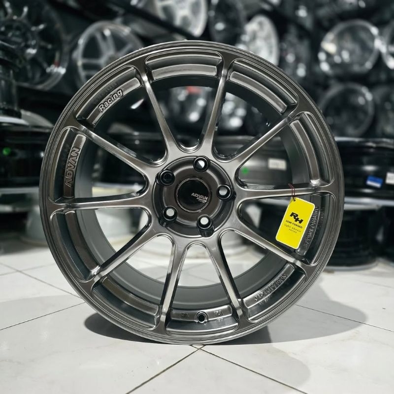 Jual velg mobil racing r18 ADVAN RACING LEBAR 8,5 PCD 5X114,3 velg ring ...