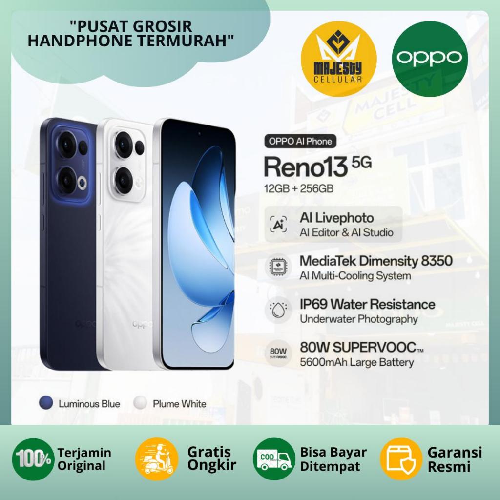 Jual OPPO Reno13 5G 12GB/256GB (Garansi Resmi) | Shopee Indonesia