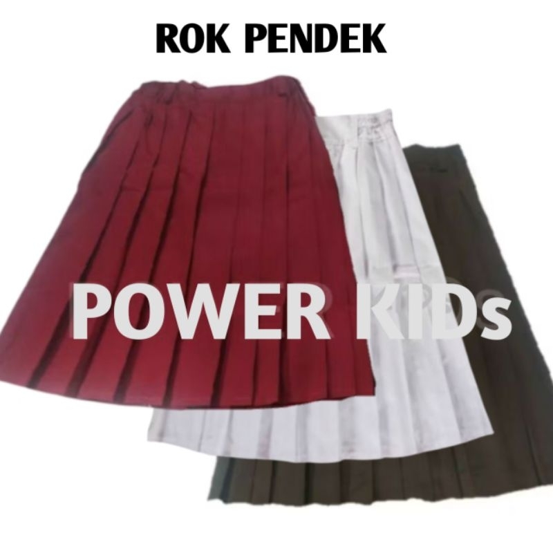 Jual rok seragam sekolah pendek full rempel | Shopee Indonesia