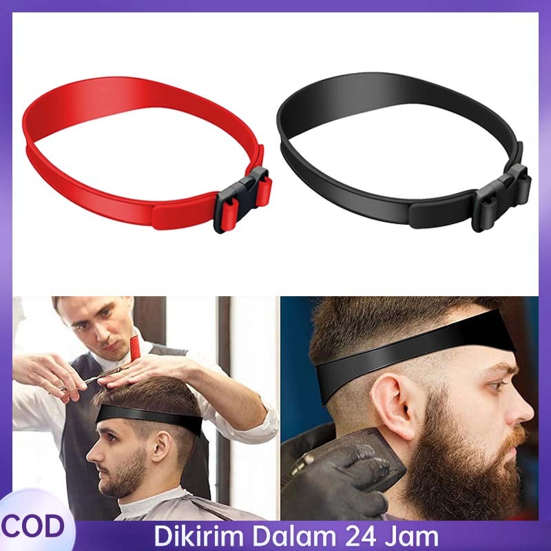 Jual Hair Band Silicone Alat Cukur Rambut Mens Hair Trimer Guide Curvin ...