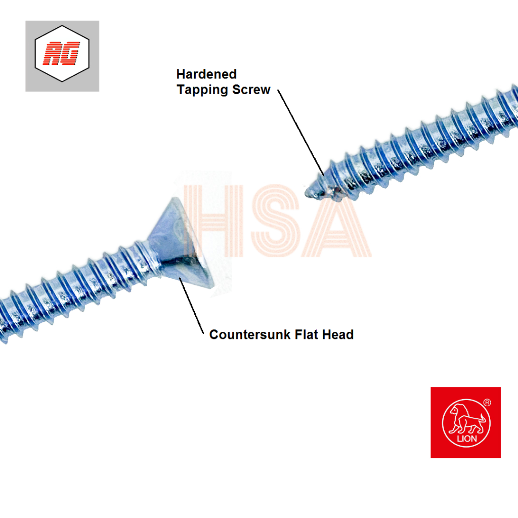 Jual Skrup Tapping FH (Flat Head) 