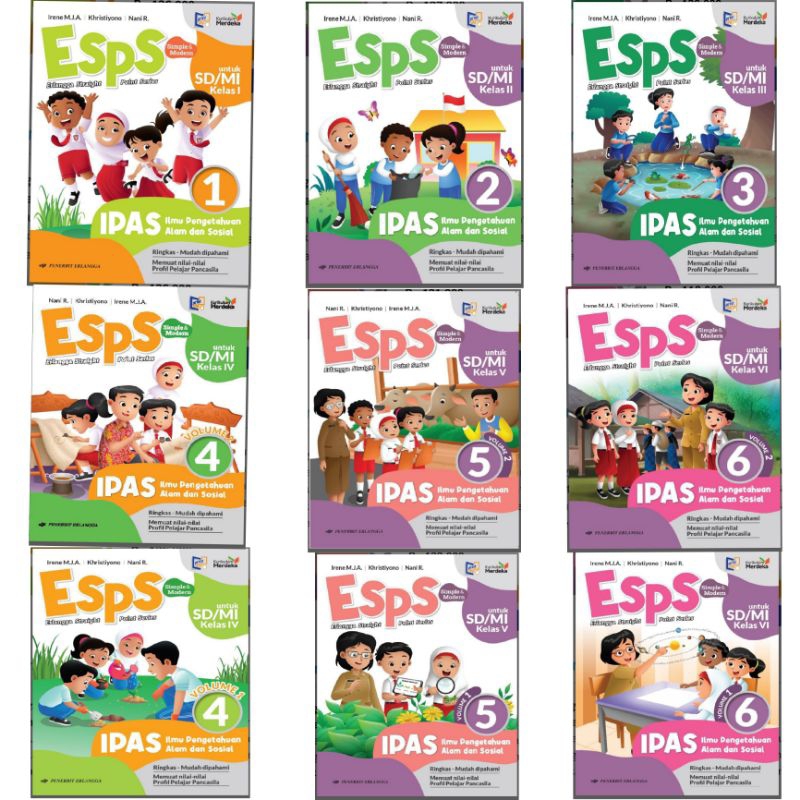 Jual Original Esps IPAS Ilmu Pengetahuan Alam dan Sosial SD Kelas 1 2 3 ...