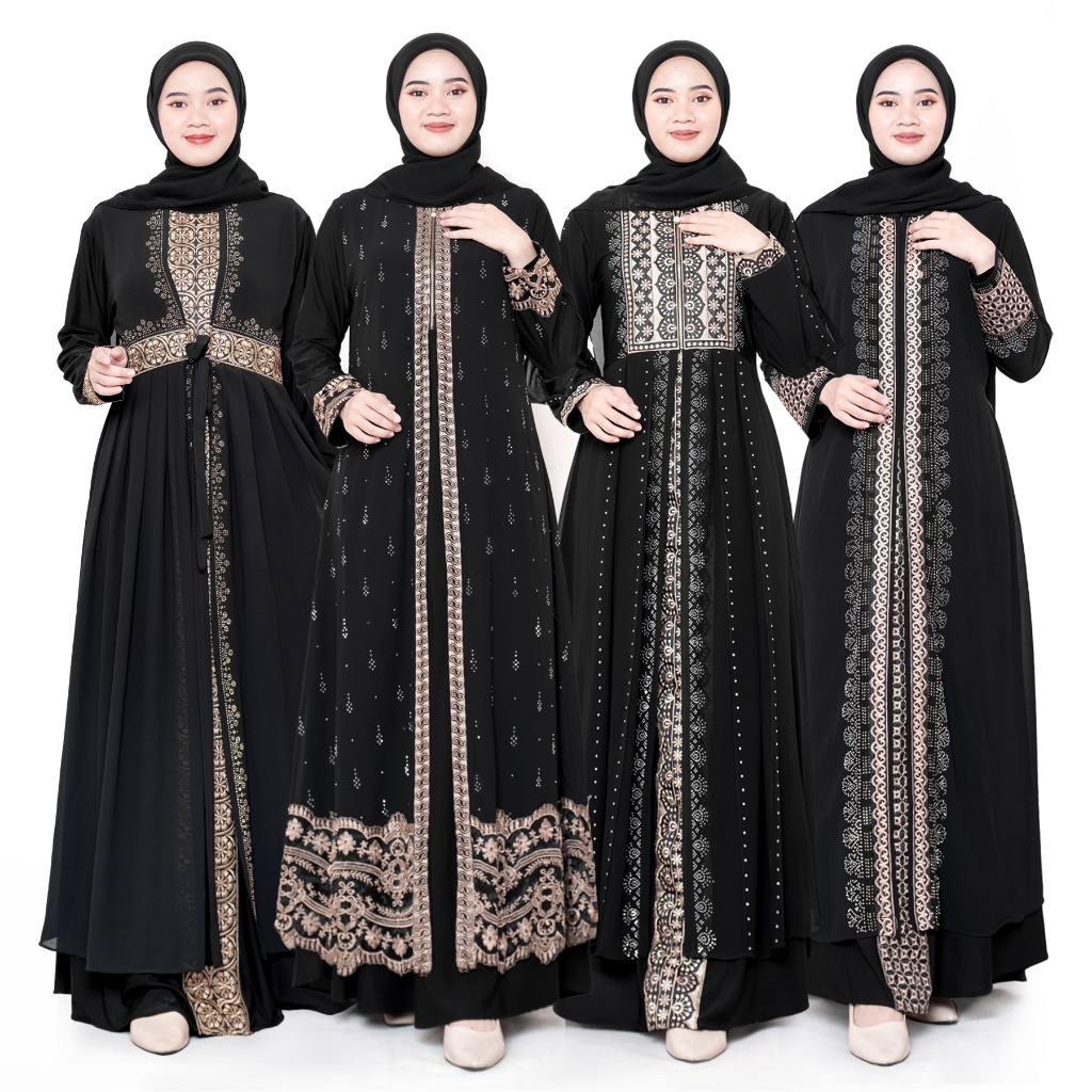 Comera - Abaya Jumbo Size XXL Hingga XXXXL 5L LD 110 - 140 Gamis Spesial Untuk Ibu Mertua Dan Istri