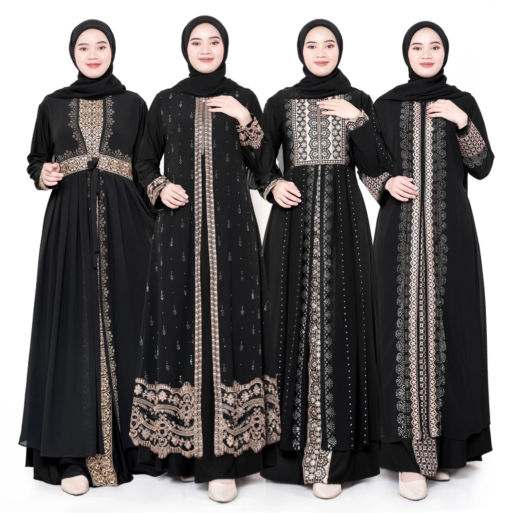 Comera Abaya Jumbo Hitam Elegan