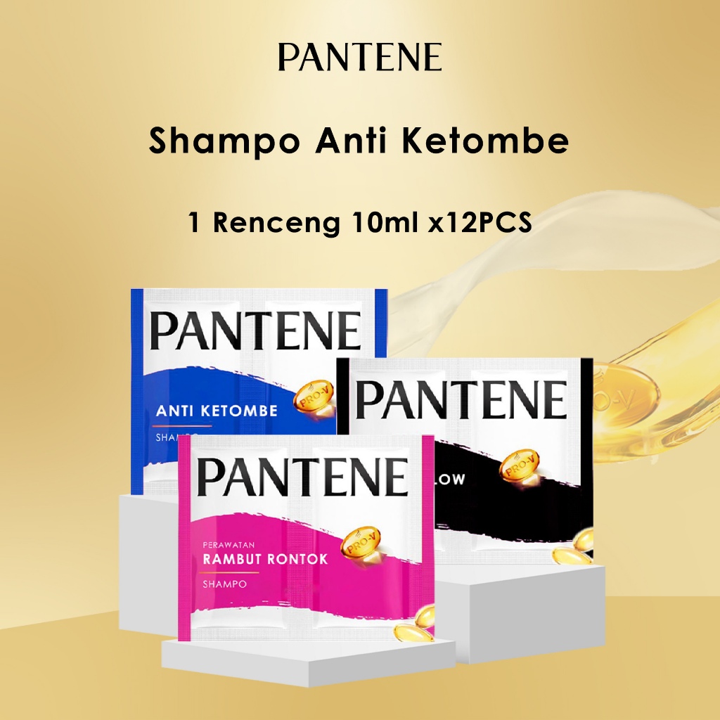 Jual Pantene Sampo 1 Renceng 12 Sachet x10ml Perawatan Rambut Rontok ...