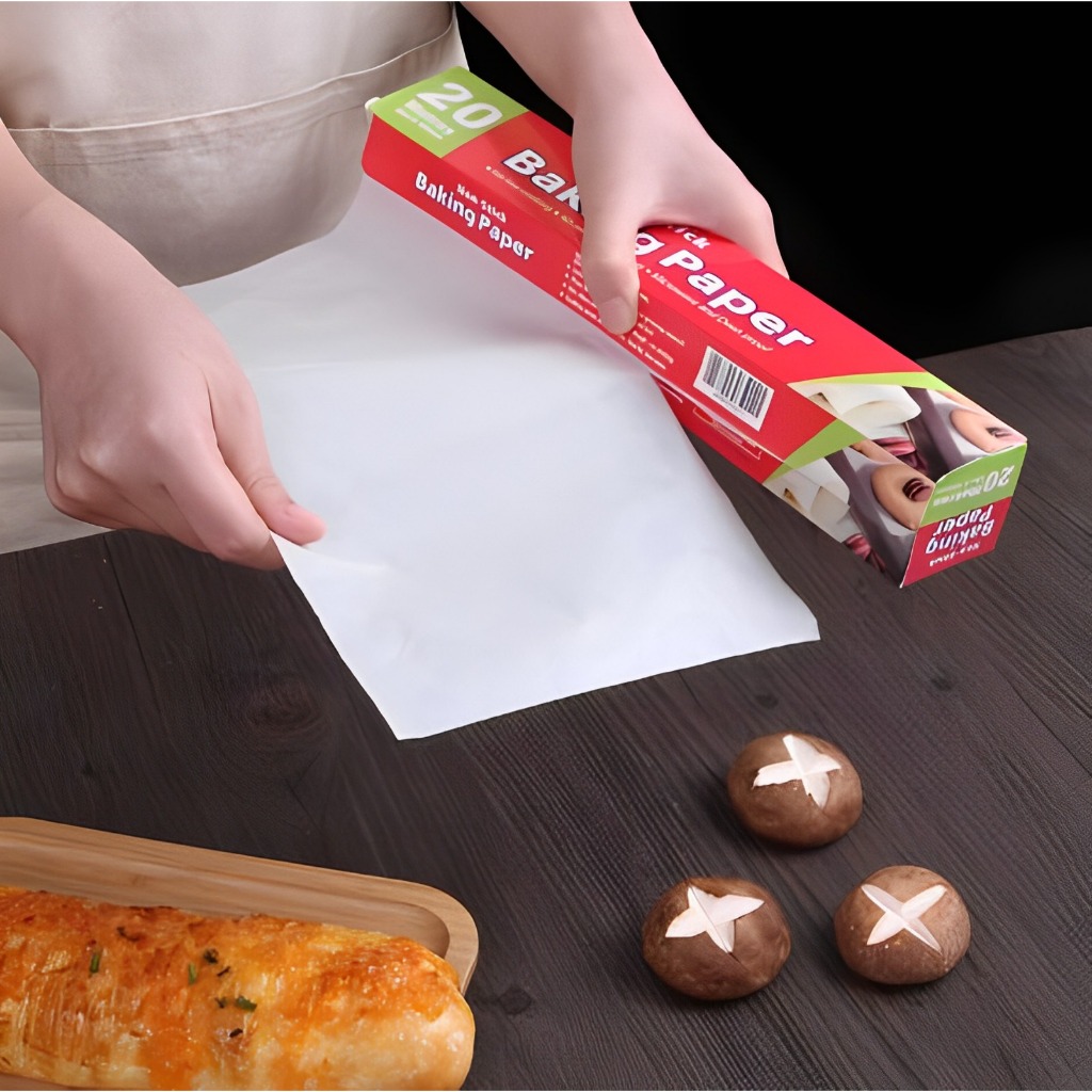 Jual Baking Paper Kertas Minyak Kertas Alas Roti Kertas Roti Baking ...