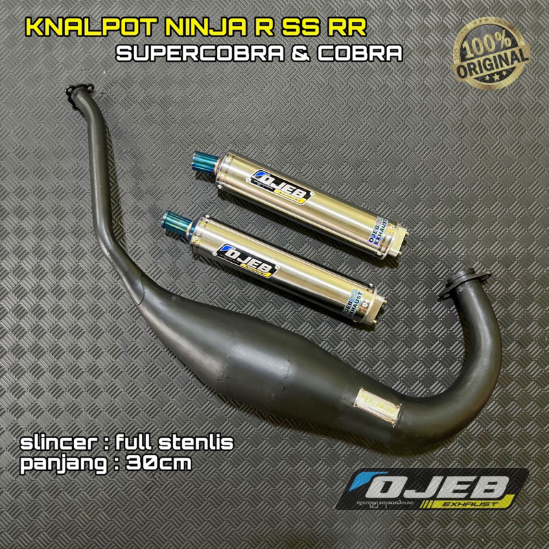 Jual KNALPOT NINJA R RR SS SUPERCOBRA DAN COBRA MEDIUM LEHER C | Shopee ...