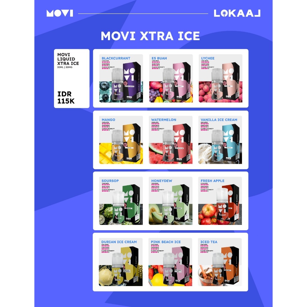 Jual movi xtra ice salt 30ml es buah blackcurrant vanilla ice ...