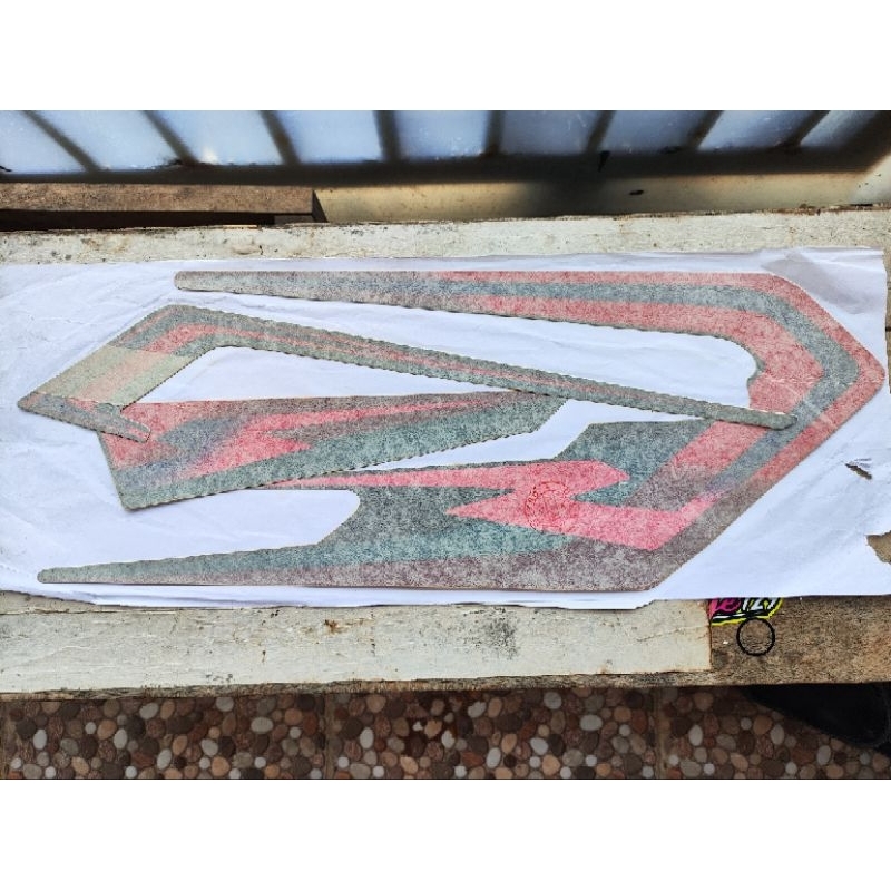 Jual Striping Sticker List Body Th 1997 Merah Yamaha RXS RX SPECIAL ...