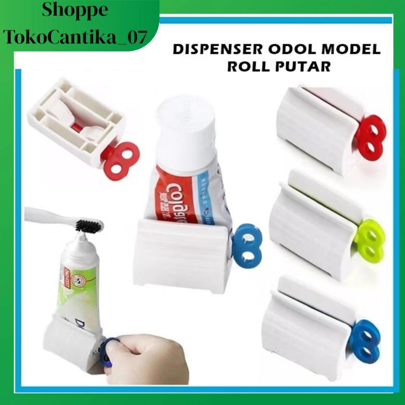 Jual Dispenser Odol Model Roll Putar / Alat Penjepit Penggulung Pasta ...