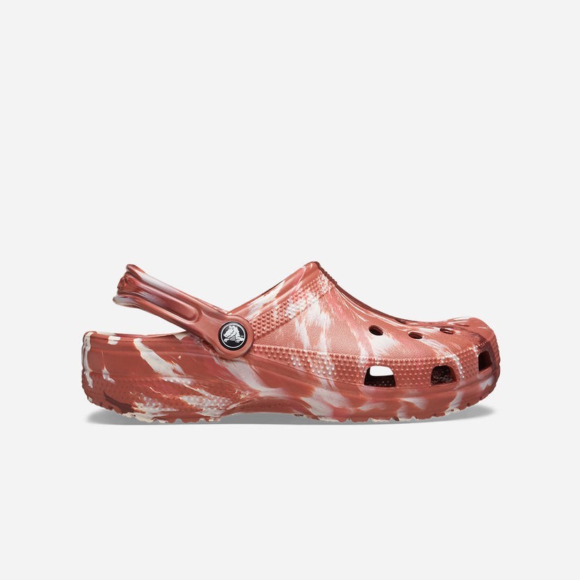 Jual SANDAL CROCS Classic Marbled Clog Dark Red Clay ORIGINAL 100% ...
