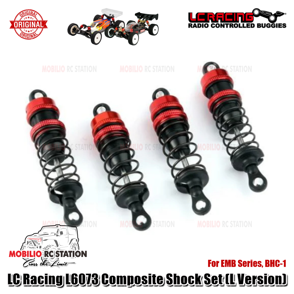Jual Spare Part Ori LC Racing L6073 Composite Shock Set (L Version) for ...