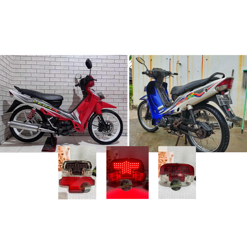 Jual LMS STOPLAMP RUNNING YAMAHA VEGA R OLD/F1ZR Lampu rem running VEGA ...