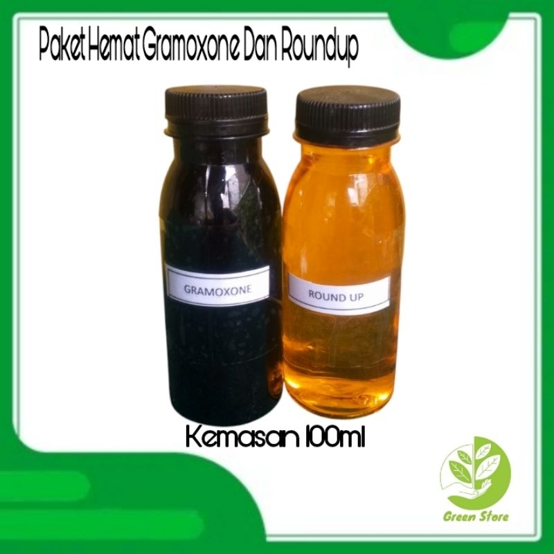 Jual Paket Hemat Herbisida Gramoxone Dan Roundup Kemasan Mini 100ml ...