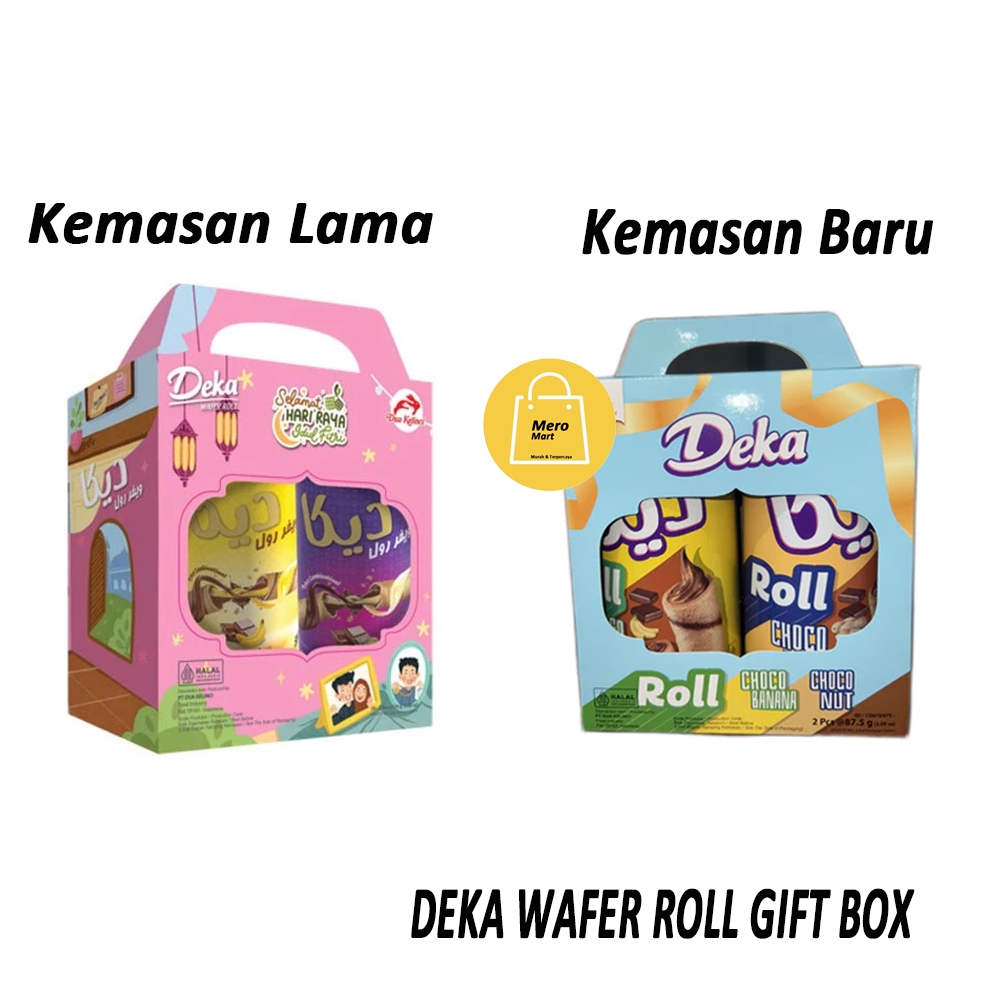 Jual Deka Wafer Roll Edisi Lebaran isi 2 kaleng | Deka Wafer Roll Gift ...