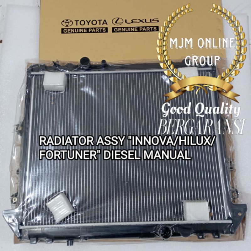 Jual RADIATOR ASSY HILUX VIGO / FORTUNER / INNOVA DIESEL 2KD MANUAL ...