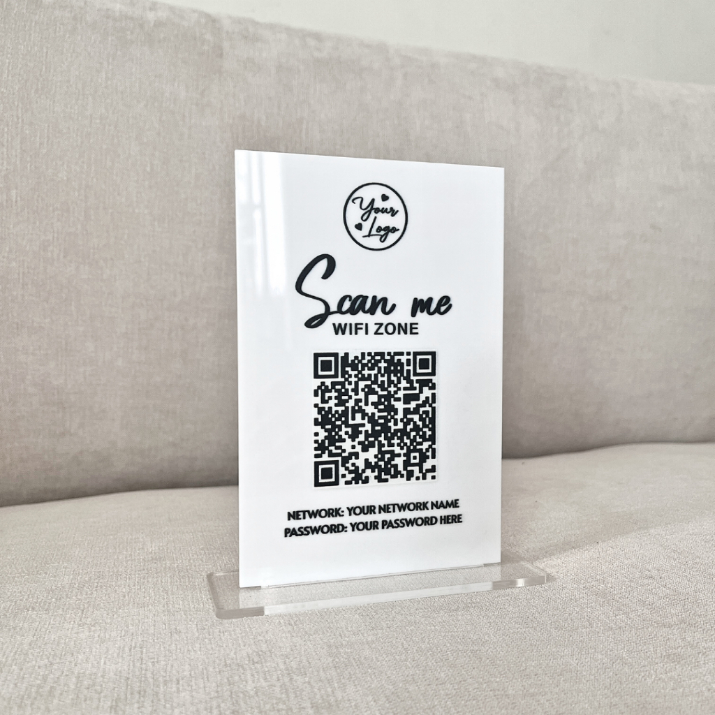 Jual 27. Scan me / Sign coffee shop / See our menu / sign cafe / sign ...
