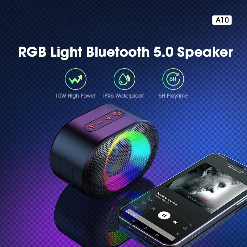 Jual 【Garansi Resmi 2 tahun】ACOME Portable Speaker Bluetooth 5.0 10W ...