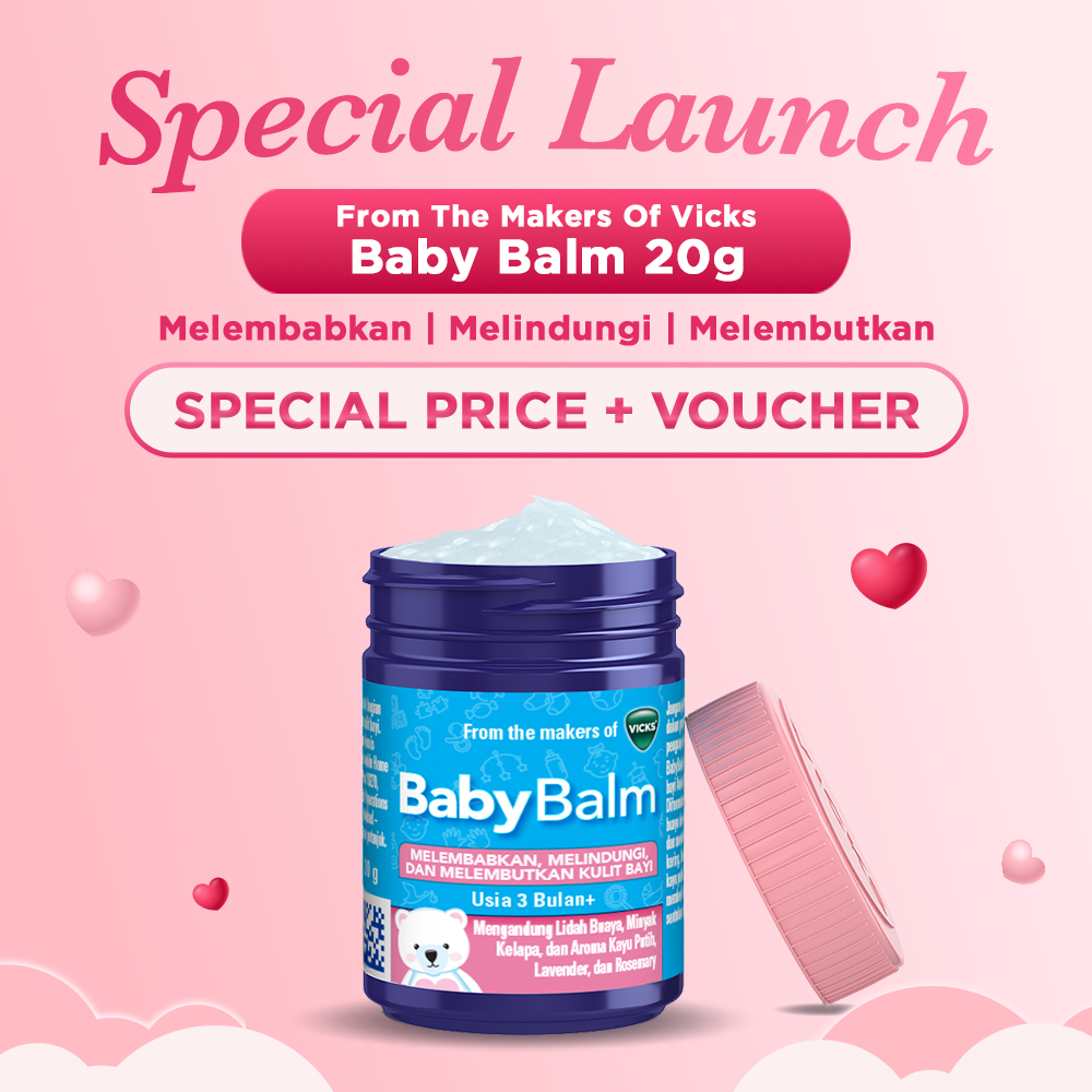 Vicks Baby Balm 20 g dalam kemasan