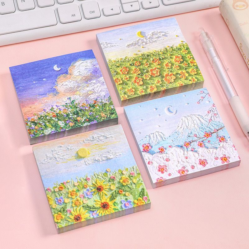 Jual ATM.Medan Sticky Notes/Memo Motif Bunga dan Alam | Shopee Indonesia