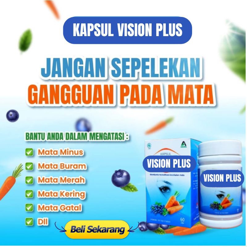 Jual [AGEN RESMI] KAPSUL VISION PLUS ABABIL HERBA - KAPSUL MATA ABABIL ...