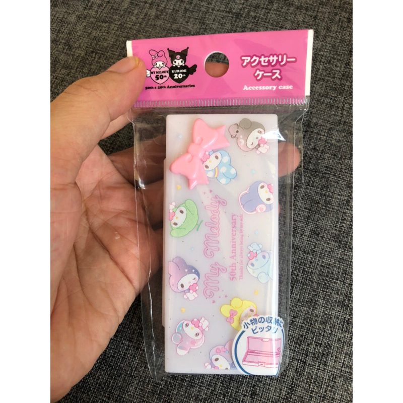 Jual my melody 50th anniversary accesory case tempat aksesoris original ...