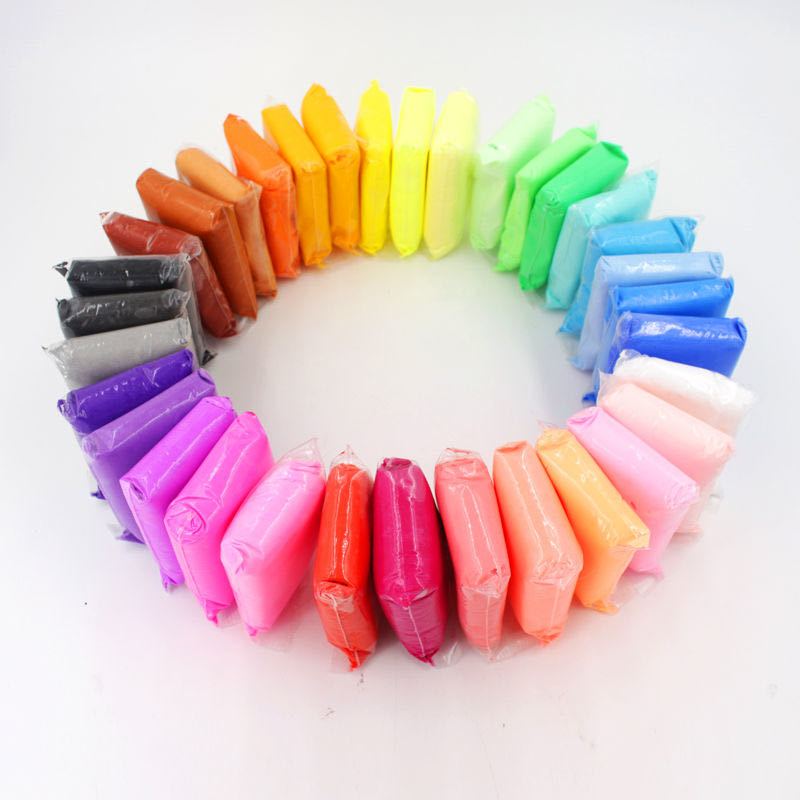 Jual FAST OEM POLYMER CLAY SOFT CLAY 1 SET ISI 12 PCS + ALAT PEMBENTUK ...