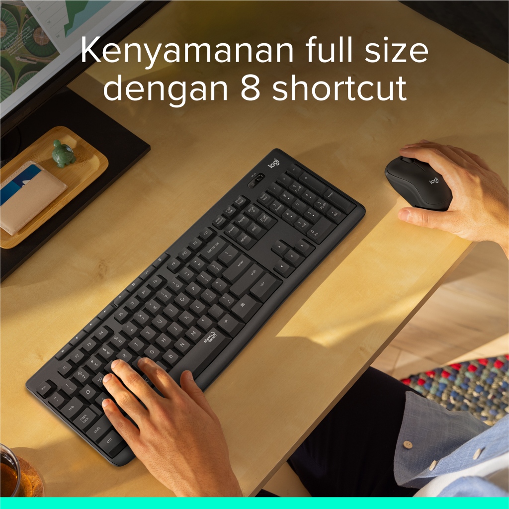 Logitech MK295 Combo Keyboard dan Mouse Wireless Silent dengan Tombol Multimedia (4)
