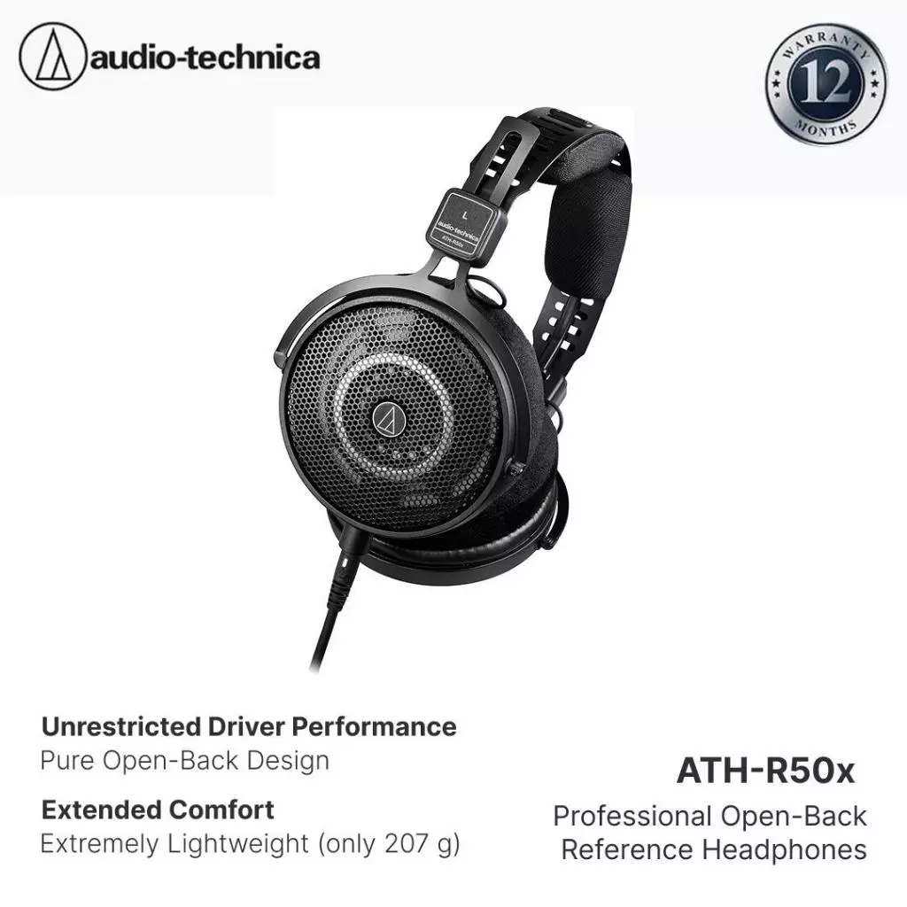 Audio-Technica R50x Professional Open-Back Reference Headphones