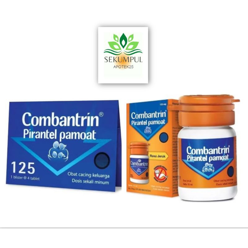 Jual Combantrin Tab 250mg / Combantrin Syirup Anak Sirup (SA) | Shopee ...