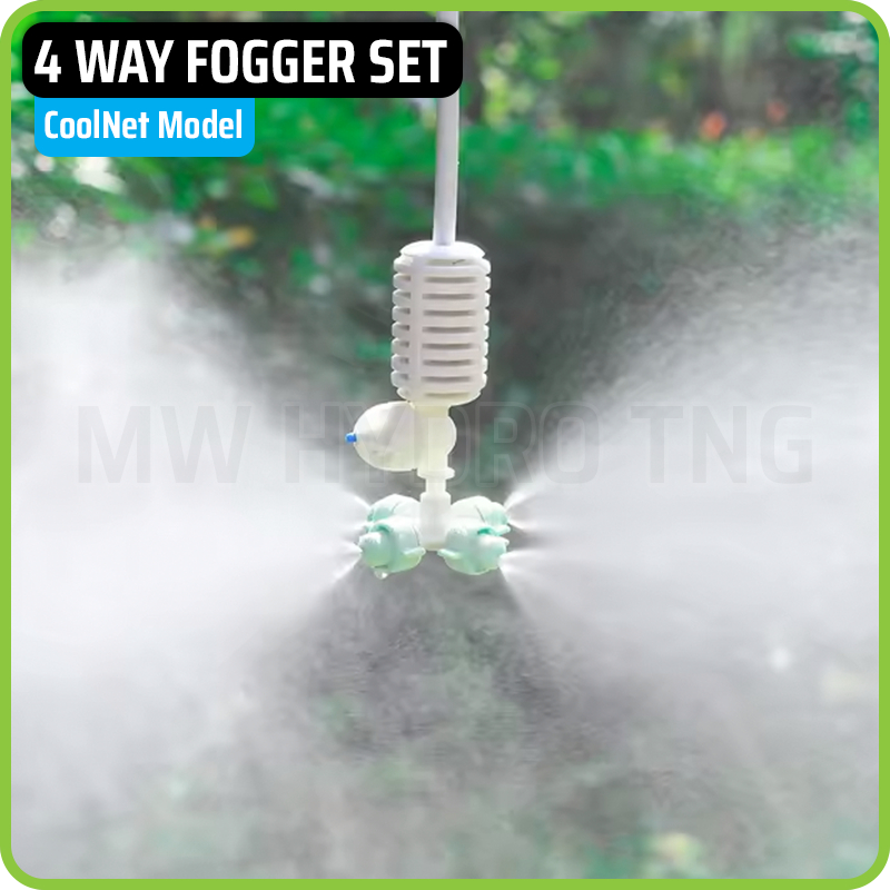 Jual 4 Way Fogger Set / Hanging Misting Nozzle | Set Mikro Sprinkler ...