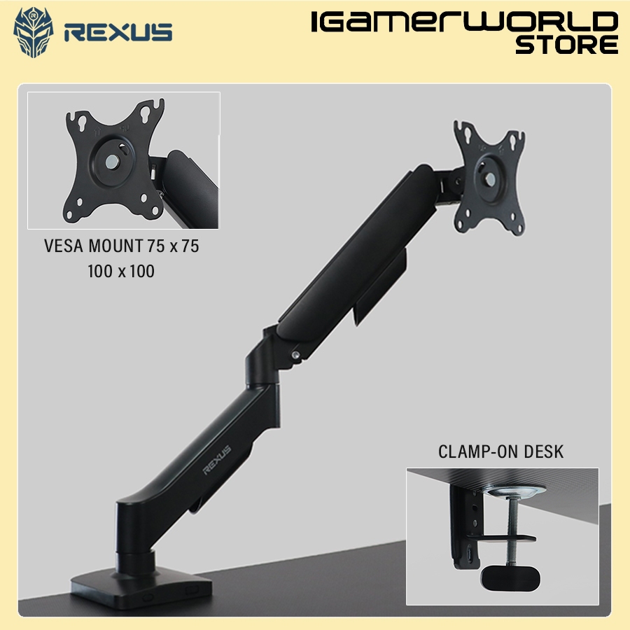 Jual Rexus Omni RXB147 / RXB-147 Set Meja Gaming Pegboard Bracket ...